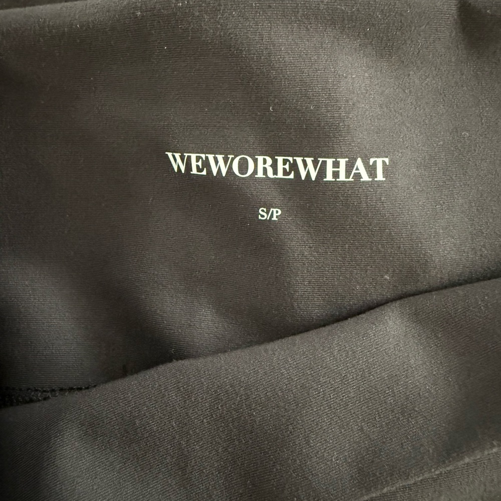 WeWoreWhat Color Block Leggings Black/White NWT Size S - Picture 8 of 11